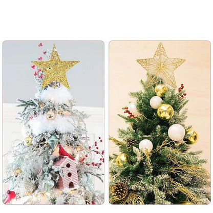 Estrela para Decoração do Topo da Árvore de Natal: Adicione Brilho à sua Celebração - Loja Universo 4V