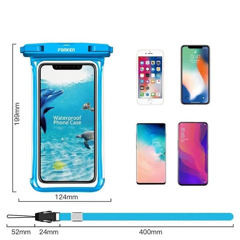 Case impermeável à prova d'água para celular