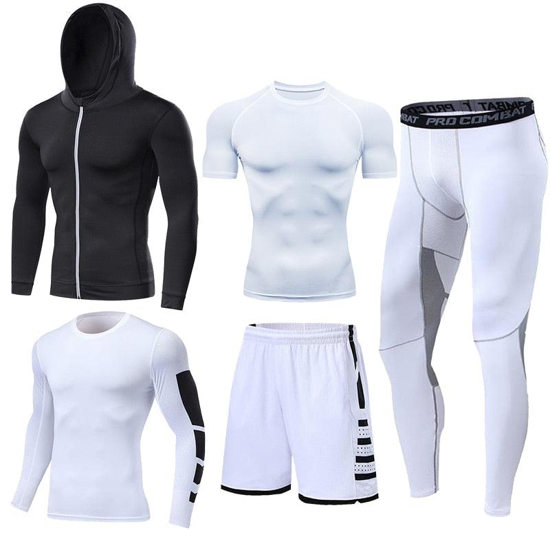 Treinamento Fitness Conjunto de Roupas Esportivas: Leggings de Compressão para um Desempenho Incrível!