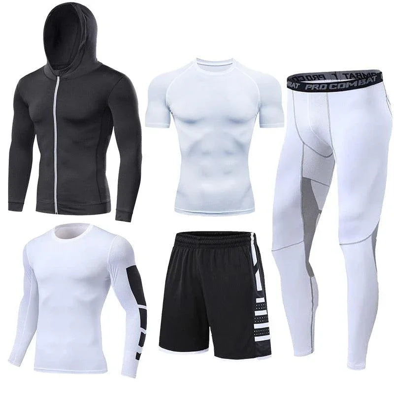 Treinamento Fitness Conjunto de Roupas Esportivas: Leggings de Compressão para um Desempenho Incrível! - Loja Universo 4V