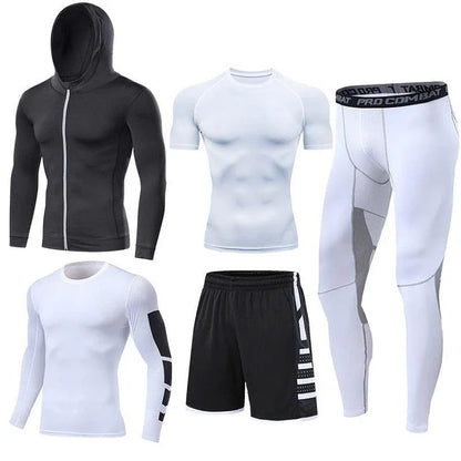 Treinamento Fitness Conjunto de Roupas Esportivas: Leggings de Compressão para um Desempenho Incrível! - Loja Universo 4V