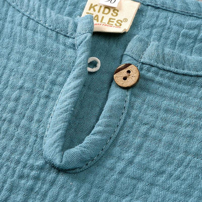 Roupas Infantis de Linho de Algodão - Loja Universo 4V