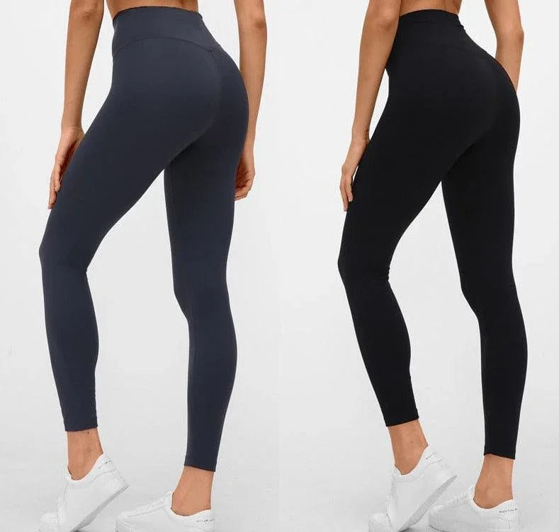 Calças Leggings Femininas À Prova De Agachamento Sem Costura Para Esportes Fitness - Loja Universo 4V
