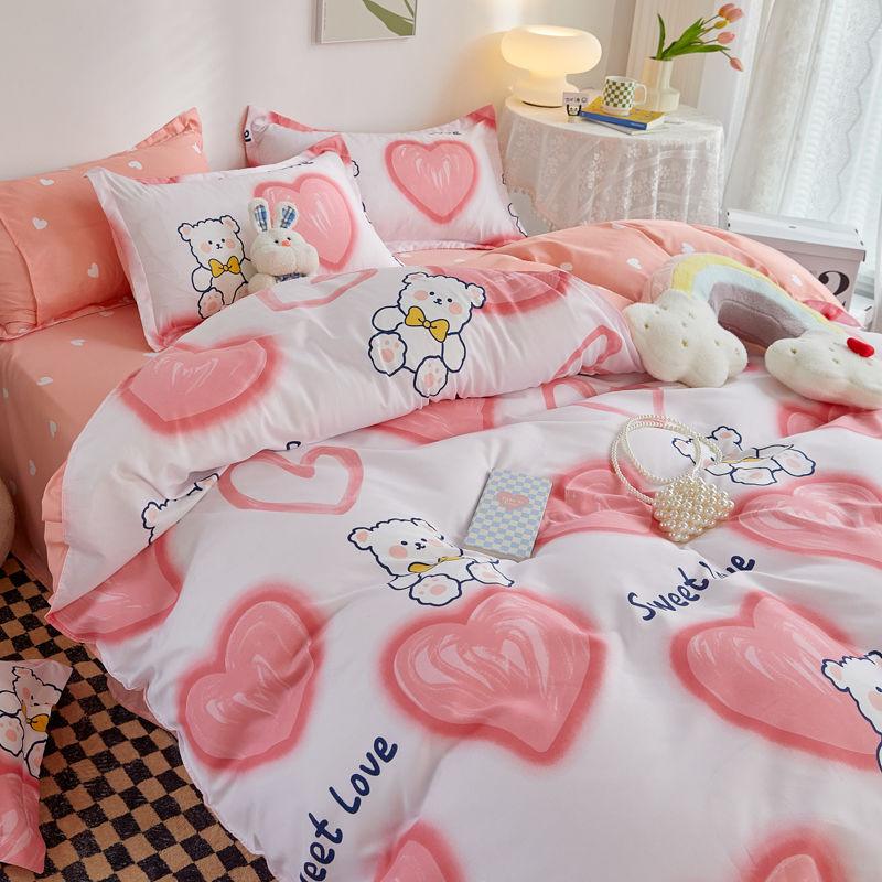 Conjunto de Roupa de Cama Desenho Animado Infantil: Solteiro, Casal e Queen Size