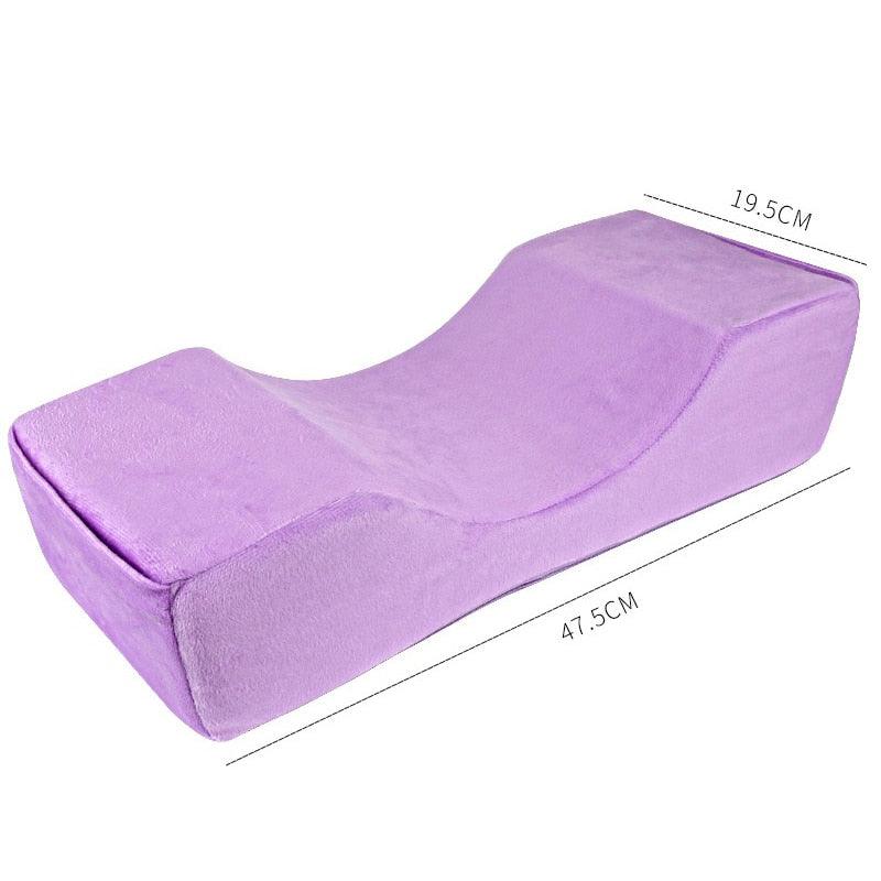 Travesseiro Profissional Suporte de Pescoço para Salão de Maquiagem: Conforto e Ergonomia para Clientes Relaxados!