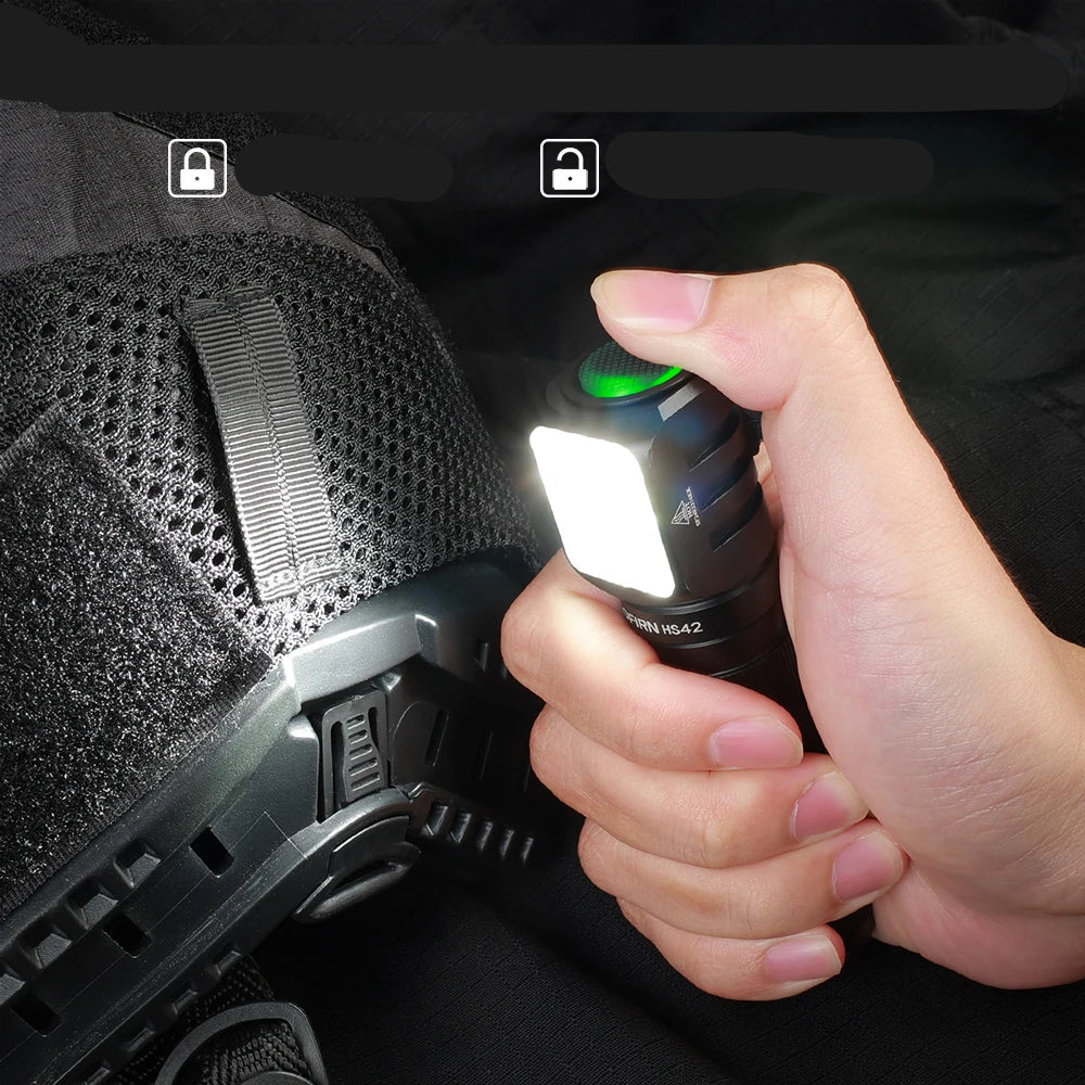 Farol Recarregável SOFIRN HS42 2100lm com Luz Vermelha e USB-C