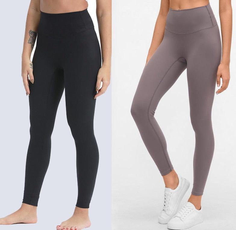 Calças Leggings Femininas À Prova De Agachamento Sem Costura Para Esportes Fitness