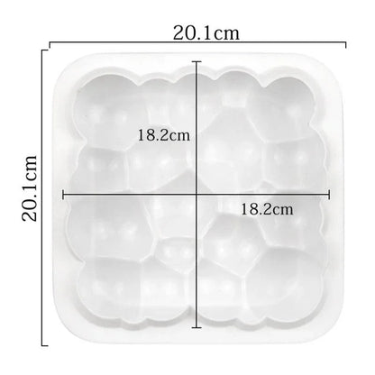 Assadeira de Silicone Molde de Bolo Antiaderente Design em Espiral