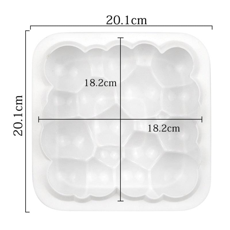 Assadeira de Silicone Molde de Bolo Antiaderente Design em Espiral