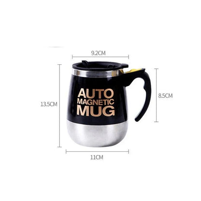 Caneca Magnética de Auto-Agitação Automática: Bebidas Sempre Bem Misturadas - Loja Universo 4V