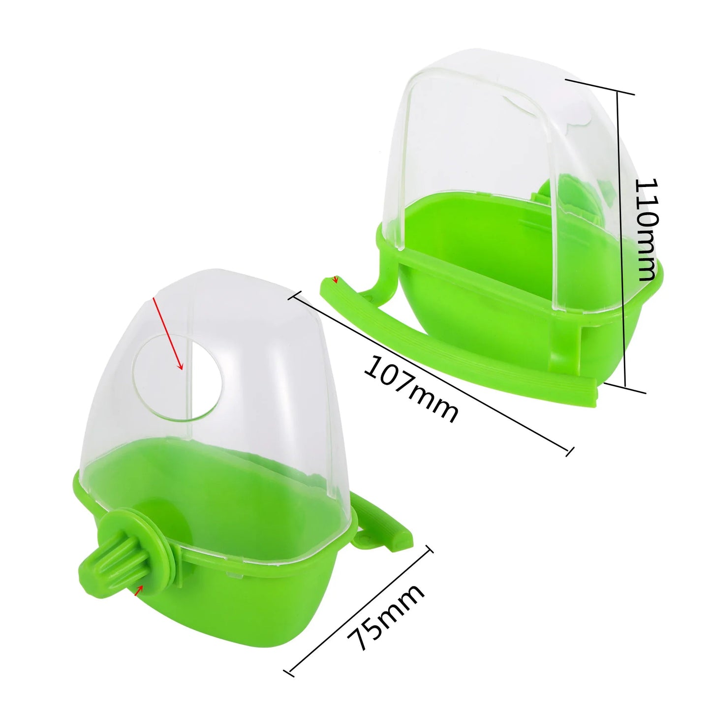 Comedouro e Bebedouro Suspenso para Gaiola