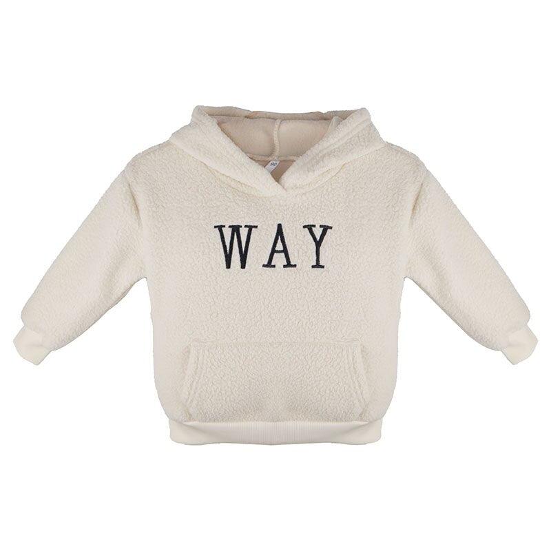 Moletom de Inverno com Capuz para Meninos e Meninas: Conforto e Estilo com Lã Grosso - Loja Universo 4V