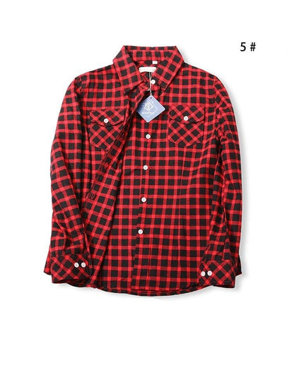 Camisas Femininas Xadrez de Mangas Compridas: Estilo Casual em Alta - Loja Universo 4V