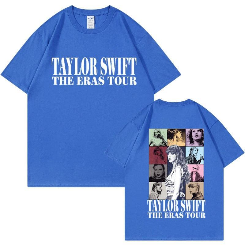 Camiseta Manga Curta Turnê Mundial Taylor Swift: Estilo Unissex para Fãs - Loja Universo 4V