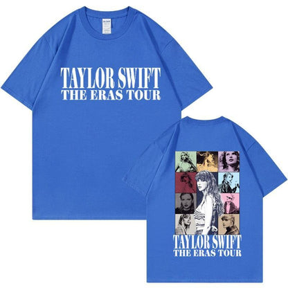 Camiseta Manga Curta Turnê Mundial Taylor Swift: Estilo Unissex para Fãs - Loja Universo 4V