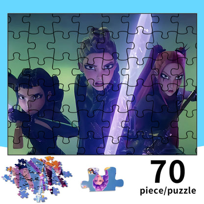 Quebra-Cabeça KPOP Demon Hunters – 70 Peças