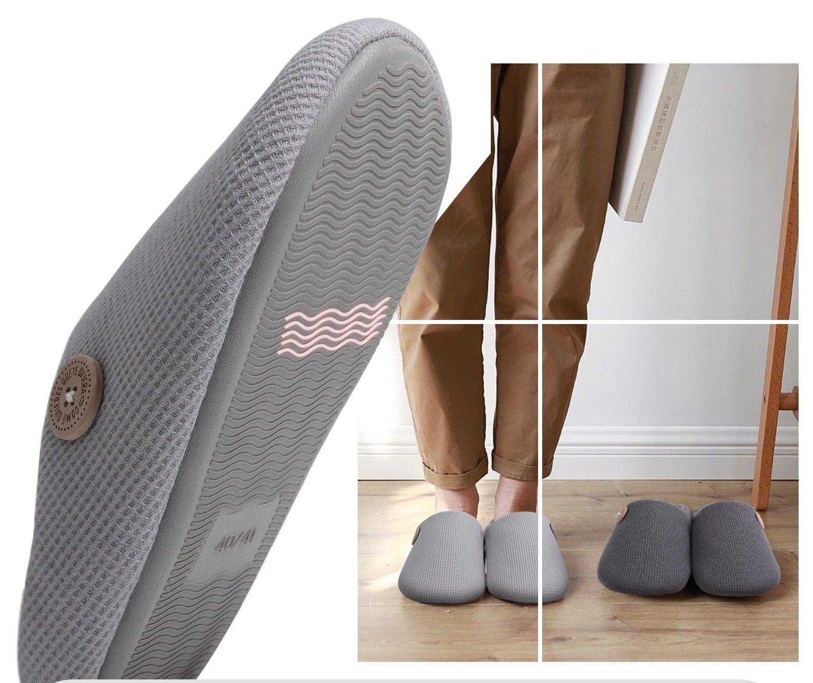 Chinelos Quentes de Algodão para Inverno: Conforto e Segurança para Todos - Loja Universo 4V