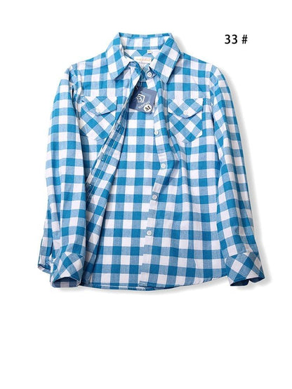 Camisas Femininas Xadrez de Mangas Compridas: Estilo Casual em Alta - Loja Universo 4V