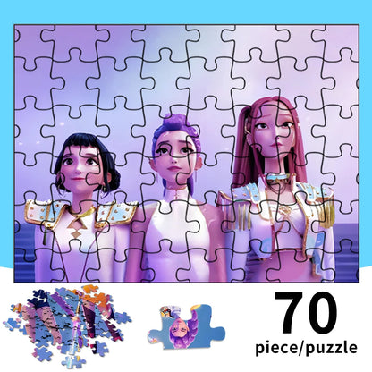 Quebra-Cabeça KPOP Demon Hunters – 70 Peças