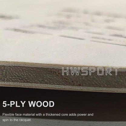 SANWEI TR-3 Lâmina de Tênis de Mesa - Controle e Elasticidade para Jogadores Ofensivos