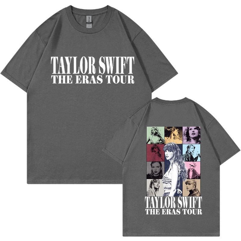 Camiseta Manga Curta Turnê Mundial Taylor Swift: Estilo Unissex para Fãs - Loja Universo 4V
