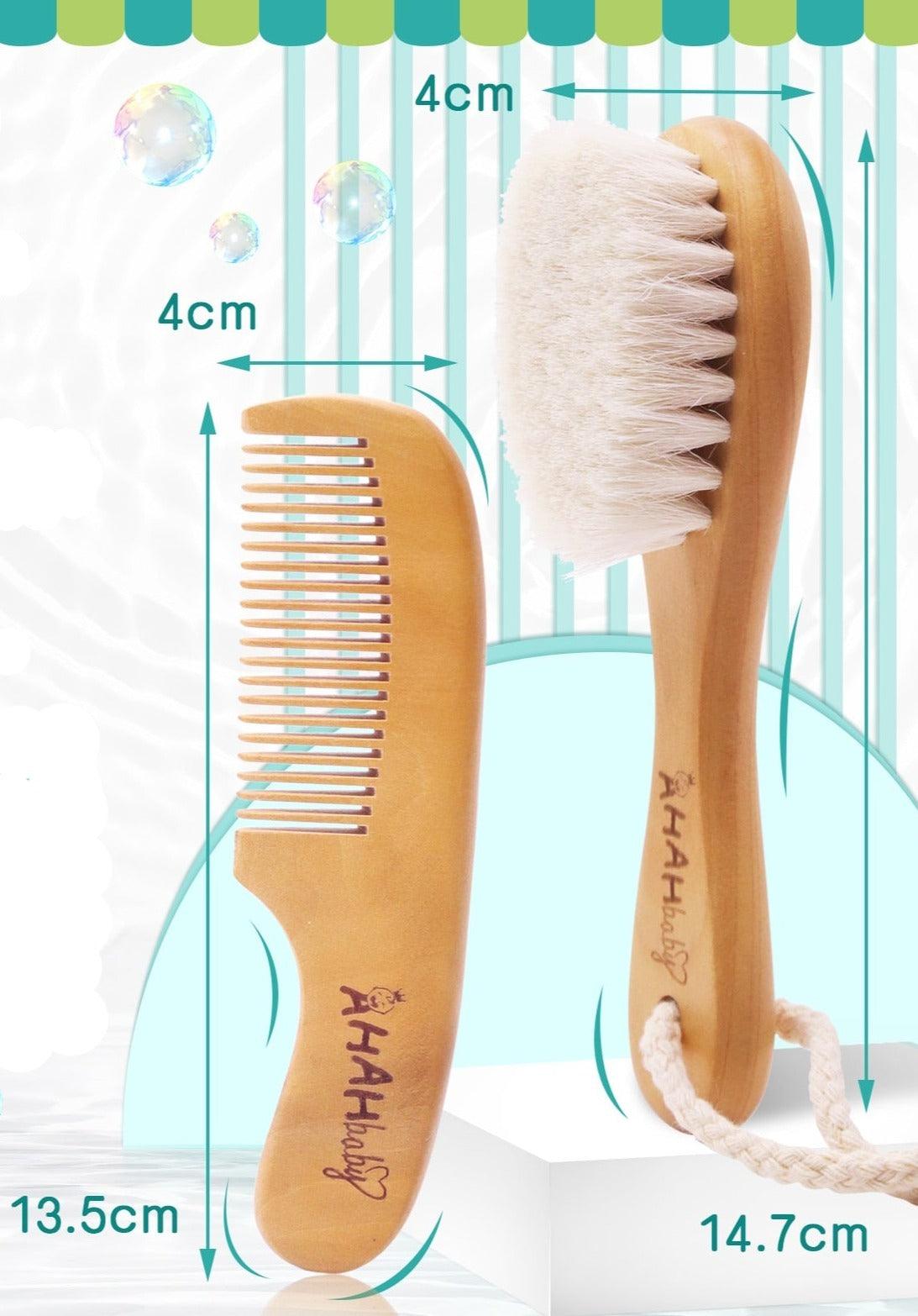 Conjunto de Escova e Pente de Bebê para Banho: Cuidado Delicado desde o Primeiro Banho - Loja Universo 4V