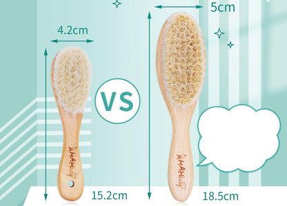 Conjunto de Escova e Pente de Bebê para Banho: Cuidado Delicado desde o Primeiro Banho - Loja Universo 4V
