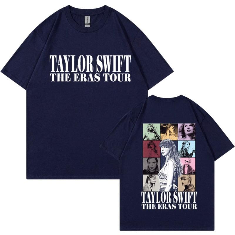 Camiseta Manga Curta Turnê Mundial Taylor Swift: Estilo Unissex para Fãs