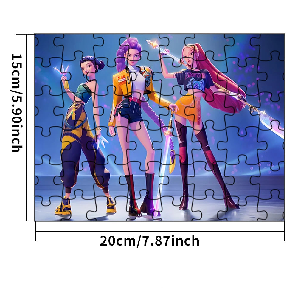 Quebra-Cabeça KPOP Demon Hunters – 70 Peças