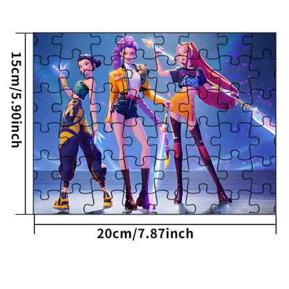 Quebra-Cabeça KPOP Demon Hunters – 70 Peças