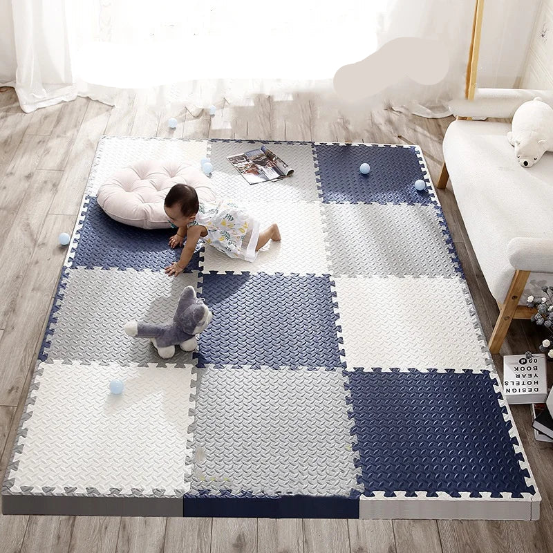 Tapete Infantil de EVA Tipo Quebra-Cabeça – 16 Peças 30x30cm