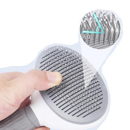 Pente para animais de estimação, com pente de agulha de aço inoxidável
