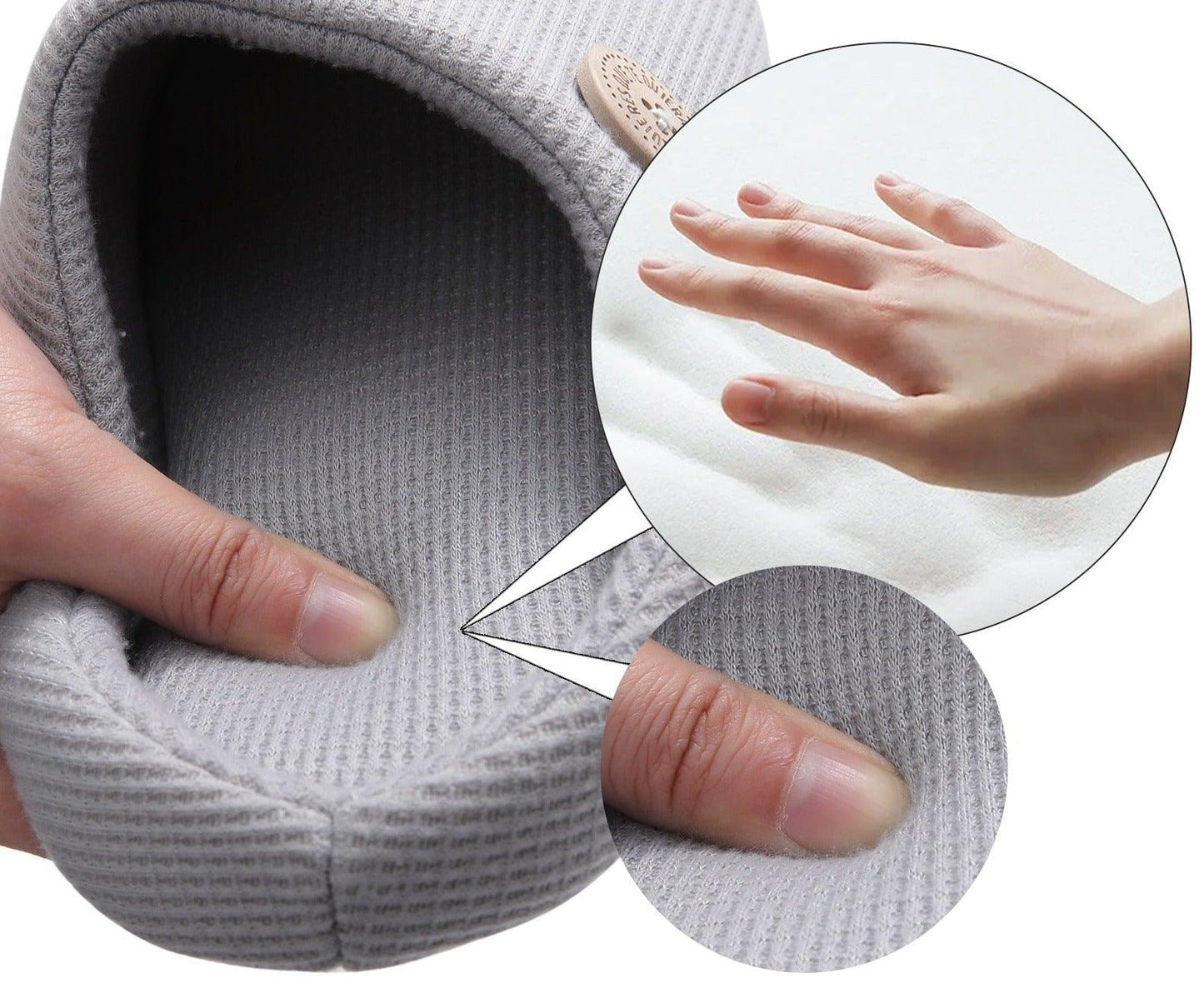 Chinelos Quentes de Algodão para Inverno: Conforto e Segurança para Todos - Loja Universo 4V