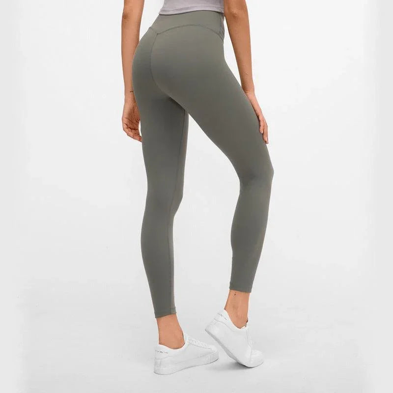 Calças Leggings Femininas À Prova De Agachamento Sem Costura Para Esportes Fitness - Loja Universo 4V