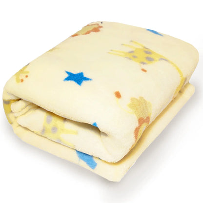 Manta Estampada Xadrez para Bebê em Microfibra Macia