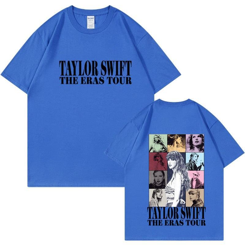 Camiseta Manga Curta Turnê Mundial Taylor Swift: Estilo Unissex para Fãs - Loja Universo 4V