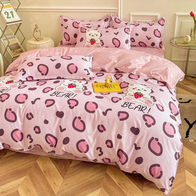 Conjunto de Roupa de Cama Desenho Animado Infantil: Solteiro, Casal e Queen Size