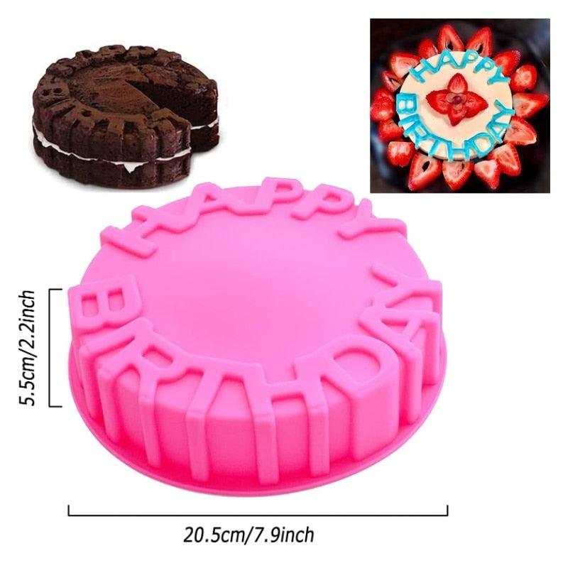 Assadeira de Silicone Molde de Bolo Antiaderente Design em Espiral