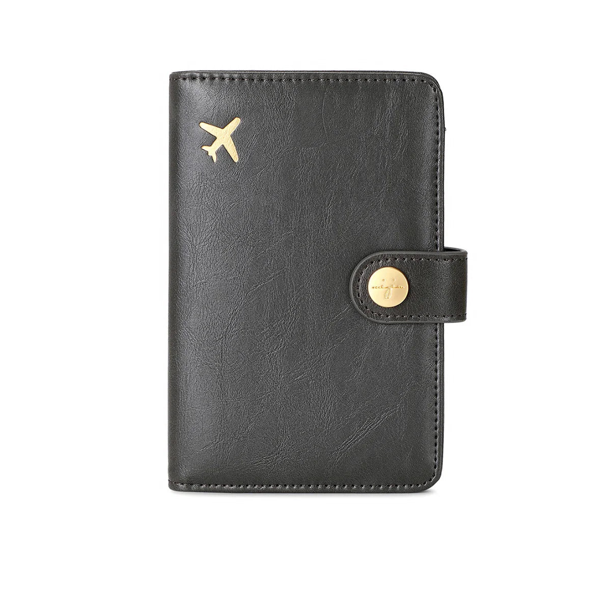 Porta-Passaporte RFID Minimalista em Couro PU - Loja Universo 4V