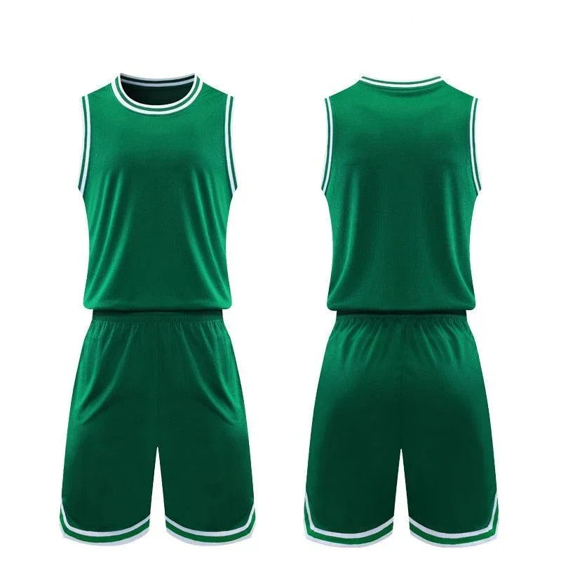 Conjuntos de Camisas de Basquete Masculinas em Poliéster: Estilo e Desempenho para Jovens - Loja Universo 4V