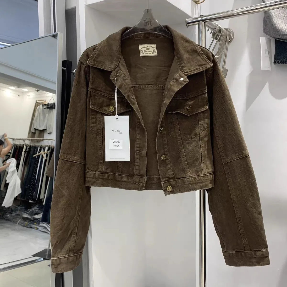 Jaqueta Feminina Jeans – Estilo Clássico com Toque Coreano e Caimento Solto