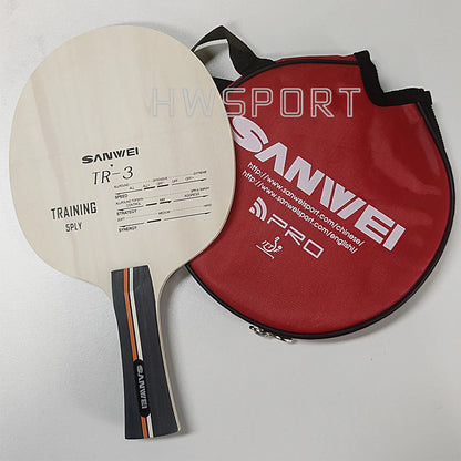 SANWEI TR-3 Lâmina de Tênis de Mesa - Controle e Elasticidade para Jogadores Ofensivos