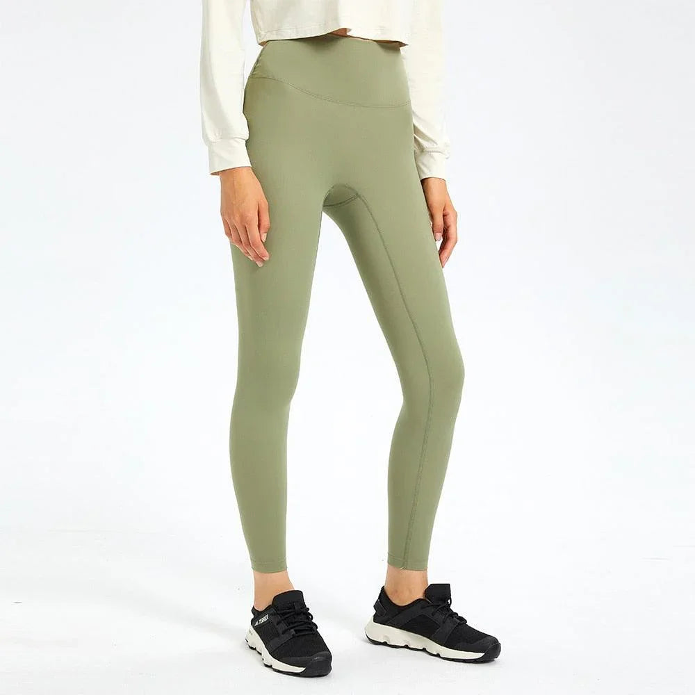Calças Leggings Femininas À Prova De Agachamento Sem Costura Para Esportes Fitness - Loja Universo 4V