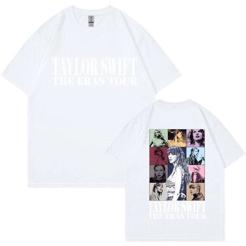 Camiseta Manga Curta Turnê Mundial Taylor Swift: Estilo Unissex para Fãs