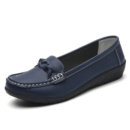 Mocassim Feminino de Couro Legítimo