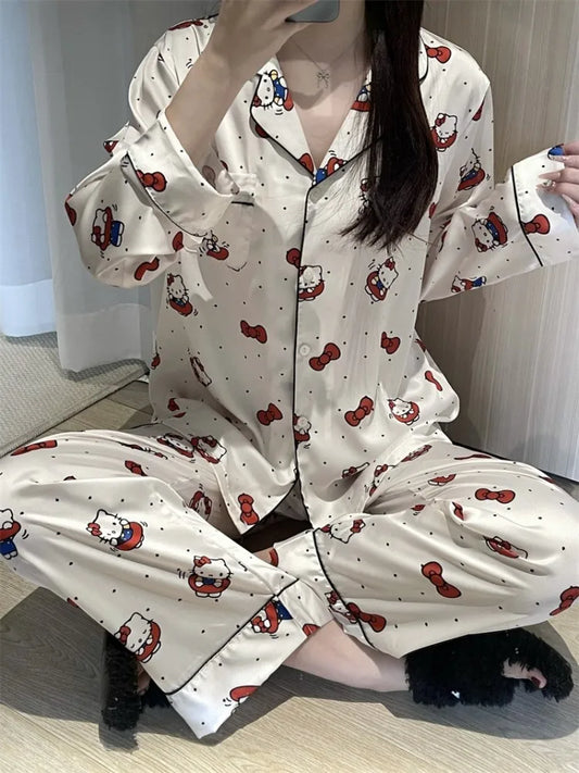 Pijama Hello Kitty Kawaii - Loja Universo 4V