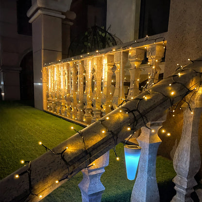 Cordão de Luzes LED para Decoração Externa - De 10m a 100m, à Prova d'Água, Ideal para Festas e Natal
