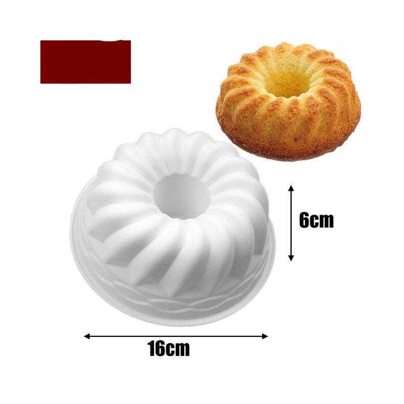 Assadeira de Silicone Molde de Bolo Antiaderente Design em Espiral