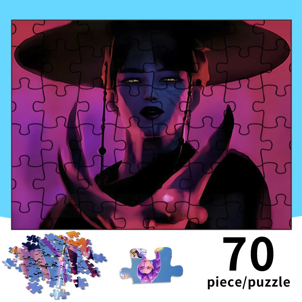 Quebra-Cabeça KPOP Demon Hunters – 70 Peças