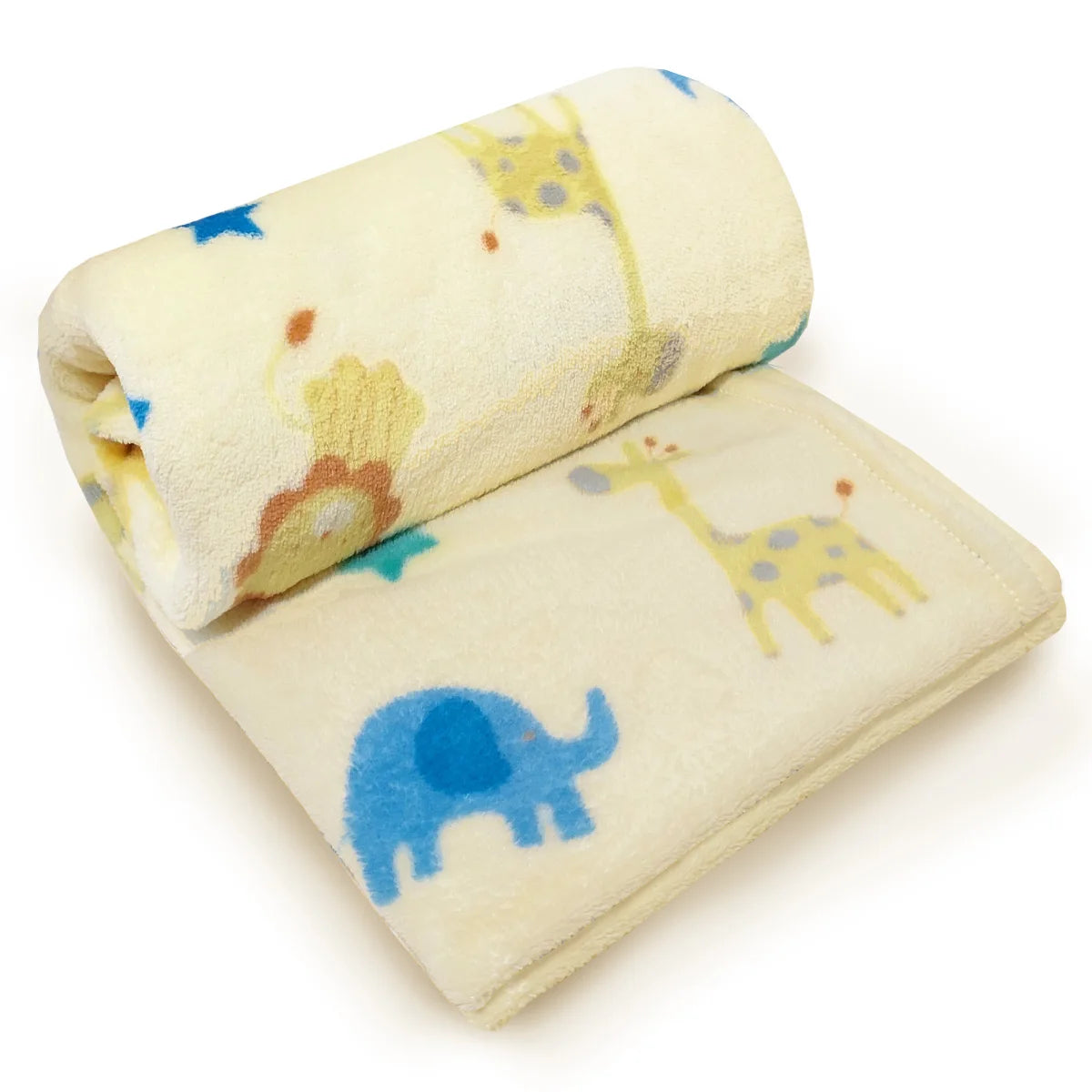 Manta Estampada Xadrez para Bebê em Microfibra Macia